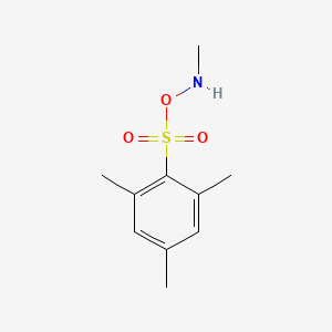 molecular formula C10H15NO3S B13508644 Methylamino 2,4,6-trimethylbenzene-1-sulfonate 