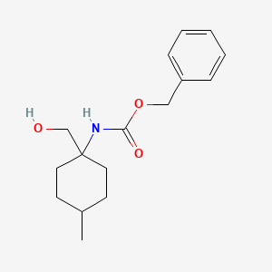 molecular formula C16H23NO3 B13508666 Benzyl (1-(hydroxymethyl)-4-methylcyclohexyl)carbamate 