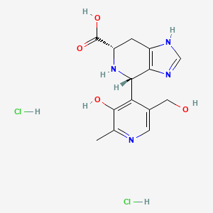 molecular formula C14H18Cl2N4O4 B13508720 rac-(4R,6R)-4-[3-hydroxy-5-(hydroxymethyl)-2-methylpyridin-4-yl]-1H,4H,5H,6H,7H-imidazo[4,5-c]pyridine-6-carboxylic acid dihydrochloride 
