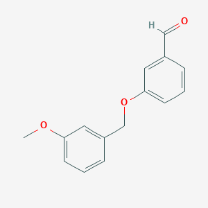 molecular formula C15H14O3 B1350877 3-[(3-Methoxybenzyl)oxy]benzaldehyde CAS No. 588685-98-7