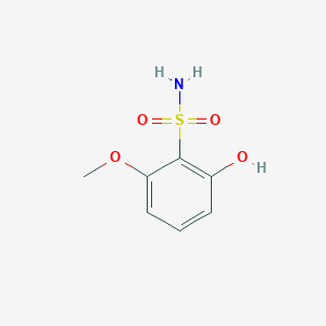 molecular formula C7H9NO4S B13508774 2-Hydroxy-6-methoxybenzenesulfonamide 