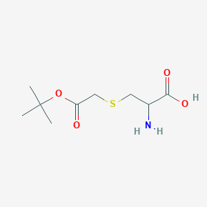 molecular formula C9H17NO4S B13508820 S-(2-(tert-Butoxy)-2-oxoethyl)-L-cysteine 