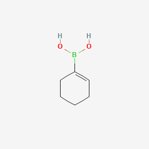 molecular formula C6H11BO2 B1350886 1-cyclohexenylboronic Acid CAS No. 89490-05-1