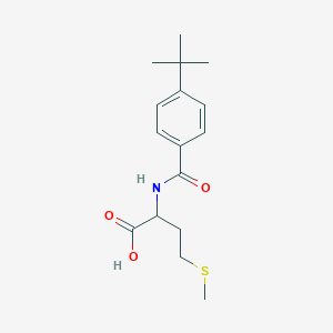 molecular formula C16H23NO3S B1350888 2-[(4-Tert-butylbenzoyl)amino]-4-(methylthio)butanoic acid CAS No. 65054-82-2