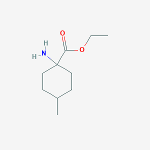 molecular formula C10H19NO2 B13508885 Ethyl 1-amino-4-methylcyclohexane-1-carboxylate CAS No. 228252-32-2