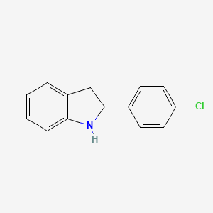 2-(4-Chlorophenyl)indoline