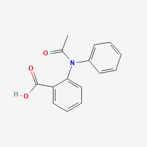molecular formula C15H13NO3 B13509226 2-[Acetyl(phenyl)amino]benzoic acid CAS No. 61573-22-6
