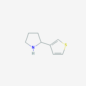 molecular formula C8H11NS B1350940 2-Thiophen-3-ylpyrrolidine CAS No. 298690-85-4