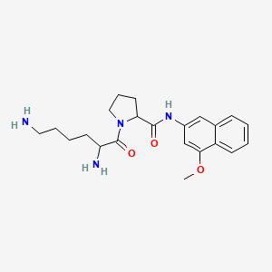 1-(2,6-diaminohexanoyl)-N-(4-methoxynaphthalen-2-yl)pyrrolidine-2-carboxamide