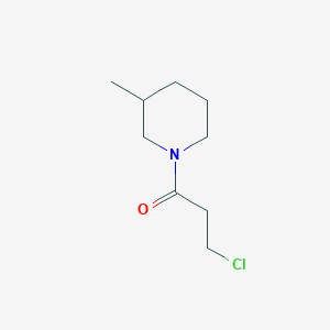 molecular formula C9H16ClNO B1350995 3-Chloro-1-(3-methylpiperidin-1-yl)propan-1-one CAS No. 349097-98-9