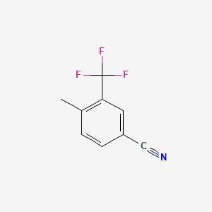 molecular formula C9H6F3N B1351012 4-Methyl-3-(trifluoromethyl)benzonitrile CAS No. 261952-06-1