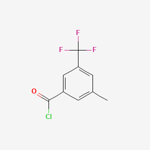 molecular formula C9H6ClF3O B1351013 3-methyl-5-(trifluoromethyl)benzoyl Chloride CAS No. 261952-09-4