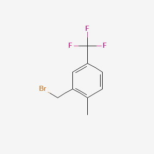 molecular formula C9H8BrF3 B1351014 2-Methyl-5-(trifluoromethyl)benzyl bromide CAS No. 261952-17-4