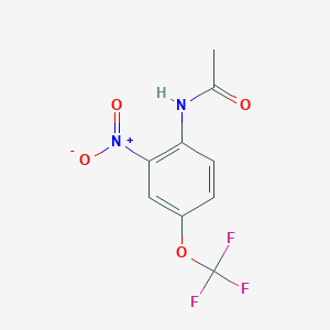 molecular formula C9H7F3N2O4 B1351021 2-Nitro-4-(trifluoromethoxy)acetanilide CAS No. 787-57-5