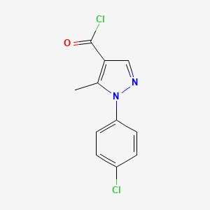 1-(4-chlorophenyl)-5-methyl-1H-pyrazole-4-carbonyl chloride