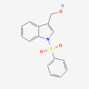 molecular formula C15H13NO3S B1351034 [1-(Phenylsulfonyl)-1H-Indol-3-Yl]Methanol CAS No. 89241-33-8