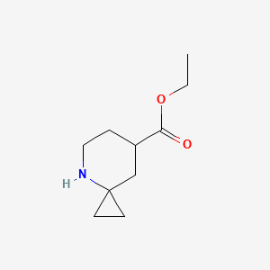 molecular formula C10H17NO2 B13510345 Ethyl 4-azaspiro[2.5]octane-7-carboxylate 