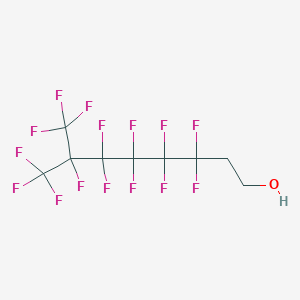 molecular formula C9H5F15O B1351036 3,3,4,4,5,5,6,6,7,8,8,8-Dodecafluoro-7-(trifluoromethyl)octan-1-ol CAS No. 20015-46-7