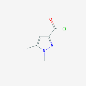 molecular formula C6H7ClN2O B1351041 1,5-Dimethyl-1H-Pyrazole-3-Carbonyl Chloride CAS No. 49783-84-8