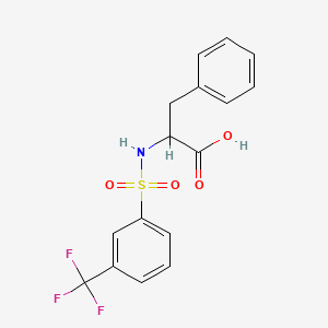 3-phenyl-2-[[3-(trifluoromethyl)phenyl]sulfonylamino]propanoic Acid