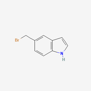 molecular formula C9H8BrN B13510524 5-(bromomethyl)-1H-indole 