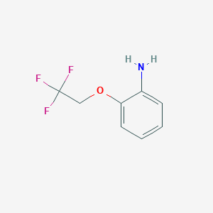 molecular formula C8H8F3NO B1351063 2-(2,2,2-Trifluoroethoxy)aniline CAS No. 57946-60-8