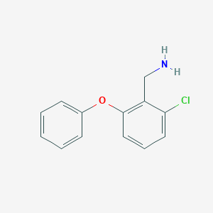 molecular formula C13H12ClNO B1351066 2-Chloro-6-phenoxybenzylamine CAS No. 175136-89-7