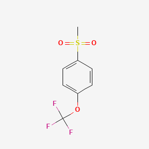 molecular formula C8H7F3O3S B1351069 1-(Methylsulfonyl)-4-(trifluoromethoxy)benzene CAS No. 87750-51-4