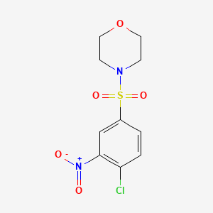 molecular formula C10H11ClN2O5S B1351070 4-(4-Chloro-3-nitro-benzenesulfonyl)-morpholine CAS No. 22179-31-3