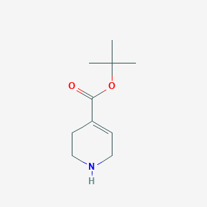molecular formula C10H17NO2 B13510710 Tert-butyl 1,2,3,6-tetrahydropyridine-4-carboxylate 