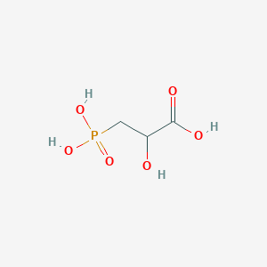 molecular formula C3H7O6P B13510740 2-Hydroxy-3-phosphonopropanoic acid 