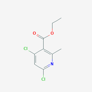 molecular formula C9H9Cl2NO2 B1351075 Ethyl 4,6-dichloro-2-methylnicotinate CAS No. 686279-09-4