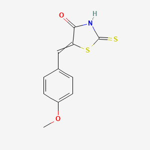molecular formula C11H9NO2S2 B1351077 5-(4-Methoxybenzylidene)-2-thioxo-1,3-thiazolidin-4-one 