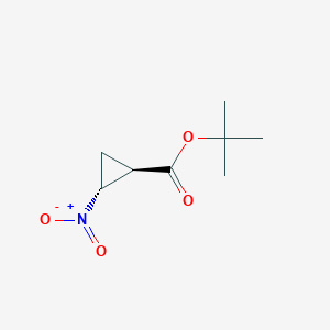 Tert-butyl (1R,2R)-2-nitrocyclopropane-1-carboxylate