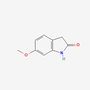 molecular formula C9H9NO2 B1351081 6-Methoxyoxindole CAS No. 7699-19-6