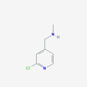 molecular formula C7H9ClN2 B1351083 N-[(2-Chloropyridin-4-yl)methyl]-N-methylamine CAS No. 748187-76-0