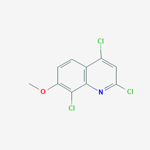 molecular formula C10H6Cl3NO B1351084 2,4,8-三氯-7-甲氧基喹啉 CAS No. 893620-26-3