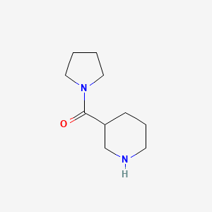 molecular formula C10H18N2O B1351089 Piperidin-3-yl(pyrrolidin-1-yl)methanone CAS No. 35090-94-9