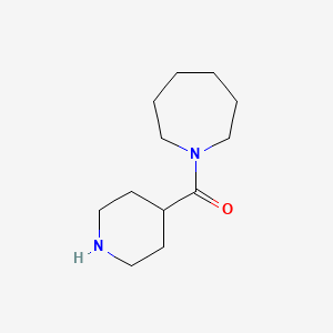 molecular formula C12H22N2O B1351090 1-(Piperidin-4-ylcarbonyl)azepane CAS No. 86542-89-4