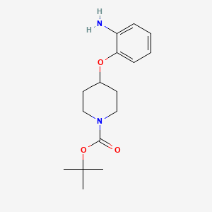 molecular formula C16H24N2O3 B1351094 Tert-butyl 4-(2-aminophenoxy)piperidine-1-carboxylate CAS No. 690632-14-5