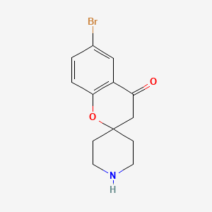 molecular formula C13H14BrNO2 B1351095 6-Bromospiro[chroman-2,4'-piperidin]-4-one CAS No. 690632-08-7