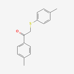 1-(4-Methylphenyl)-2-(4-methylphenyl)sulfanylethanone