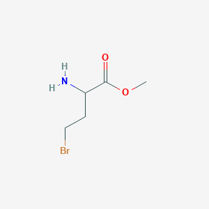 molecular formula C5H10BrNO2 B13511163 Methyl 2-amino-4-bromobutanoate 