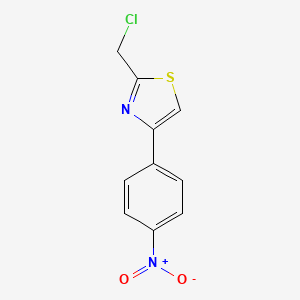 2-(Chloromethyl)-4-(4-nitrophenyl)-1,3-thiazole