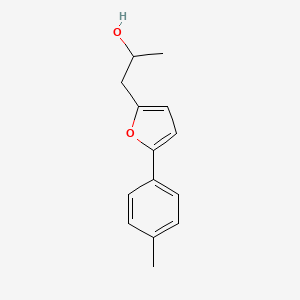 molecular formula C14H16O2 B13511244 1-(5-(P-tolyl)furan-2-yl)propan-2-ol 