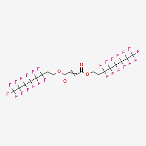 molecular formula C20H10F26O4 B1351125 双(3,3,4,4,5,5,6,6,7,7,8,8,8-十三氟辛基)丁二酸二酯 CAS No. 55003-96-8