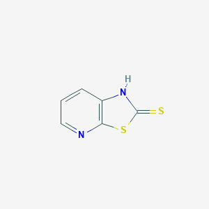 molecular formula C6H4N2S2 B1351126 Thiazolo[5,4-b]pyridine-2(1H)-thione CAS No. 57135-09-8