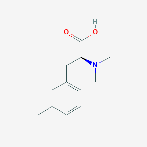 molecular formula C12H17NO2 B13511270 (2S)-2-(dimethylamino)-3-(3-methylphenyl)propanoic acid 