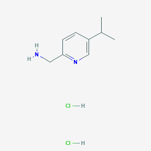 molecular formula C9H16Cl2N2 B13511285 1-[5-(Propan-2-yl)pyridin-2-yl]methanamine dihydrochloride 