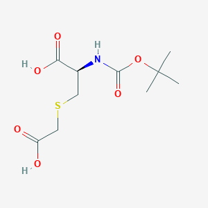 molecular formula C10H17NO6S B13511312 Boc-S-carboxymethyl-L-cysteine 